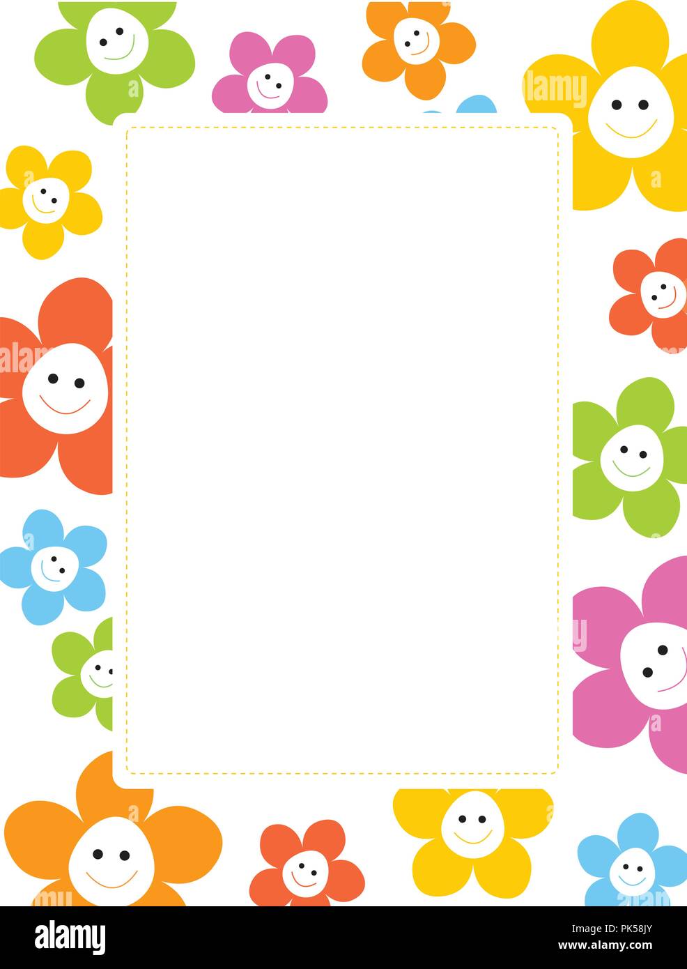 Happy Face Clip Art Border