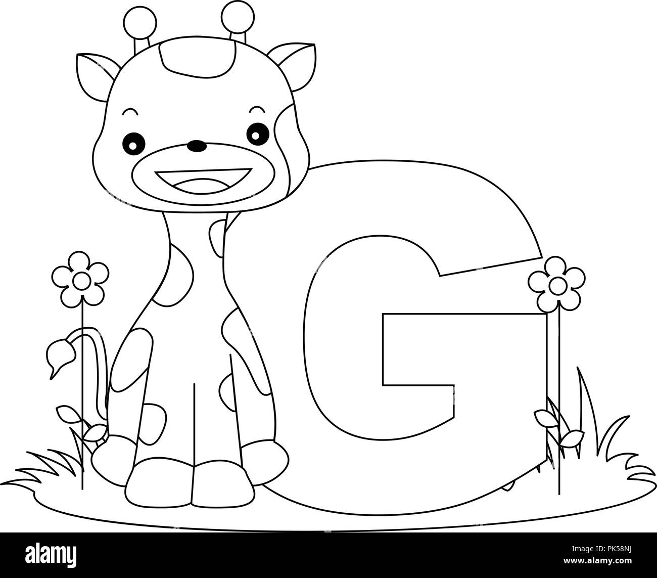 Animal alphabet coloring book illustration with outlined graphics to color Stock Vector Image & Art - Alamy Animal alphabet coloring book illustration with outlined graphics to color Stock Vector Image & Art - Alamy