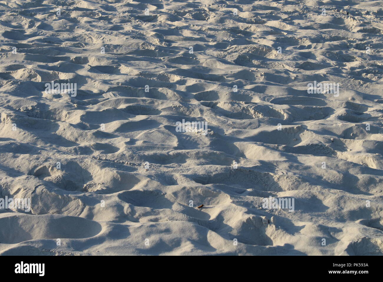 soft white sandy beach Stock Photo