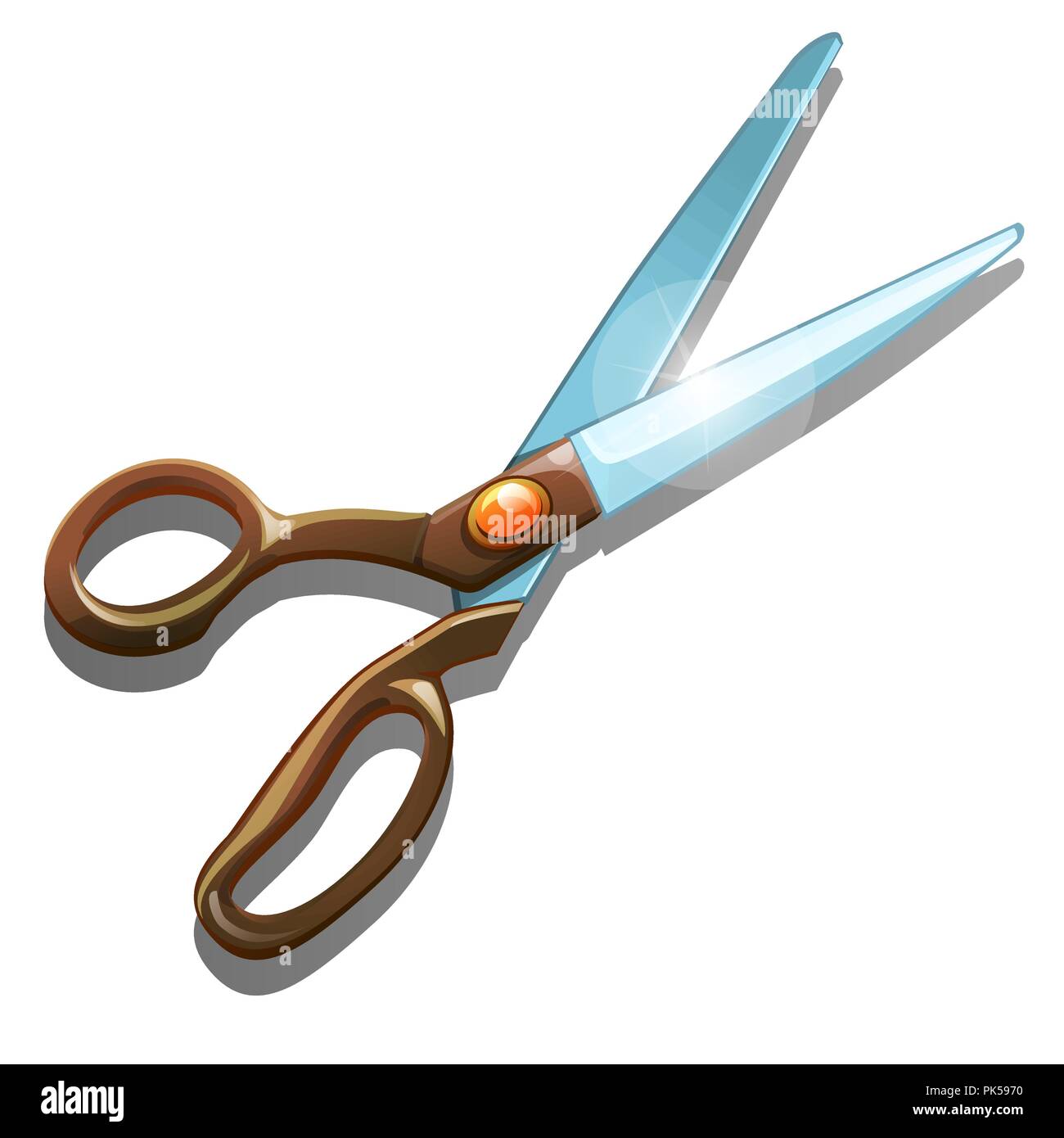 Scissors isolated on a white background. Scissors are hand-operated cutting instruments. Stationery. Vector close-up cartoon illustration Stock Vector Image & Art - Alamy Scissors isolated on a white background. Scissors are hand-operated cutting instruments. Stationery. Vector close-up cartoon illustration Stock Vector Image & Art - Alamy
