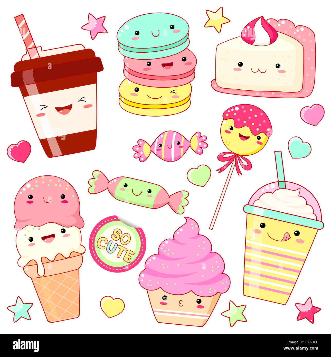 iscream SWEET AS CANDY STICKERS