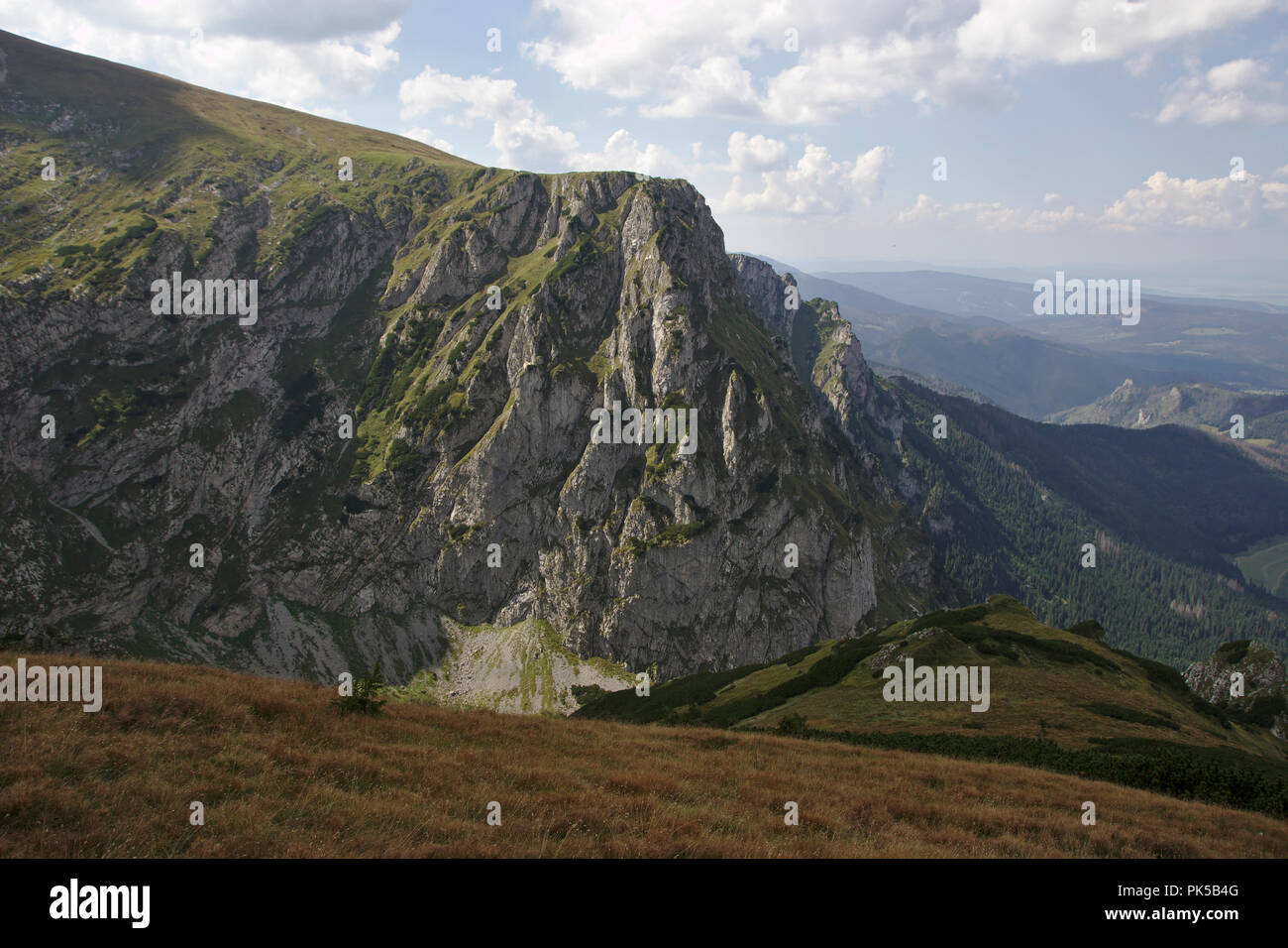 Wielka Turnia near Giewont, Tatra Poland Stock Photo