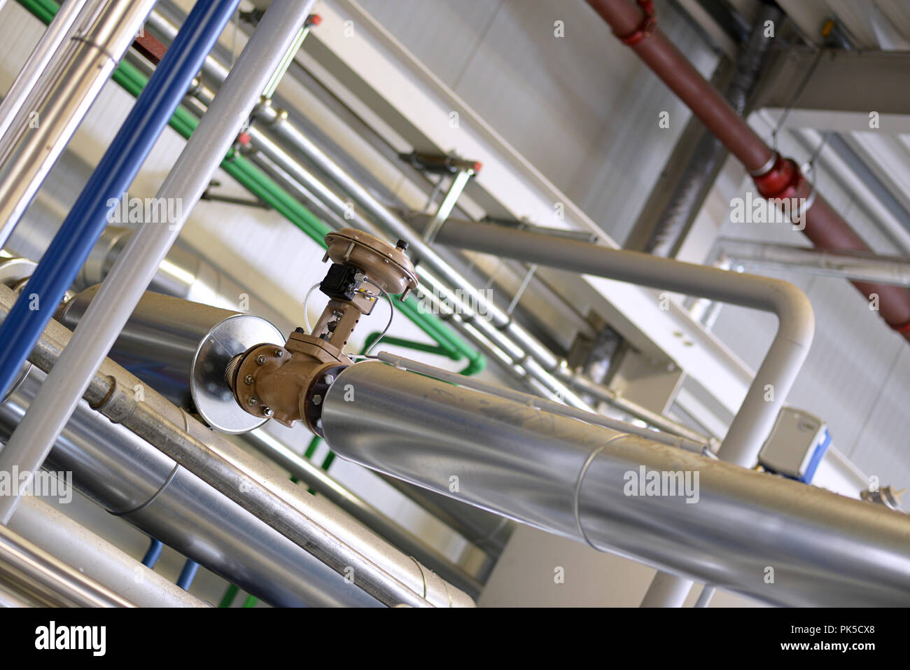 pipes and tubes in a modern industrial plant Stock Photo - Alamy