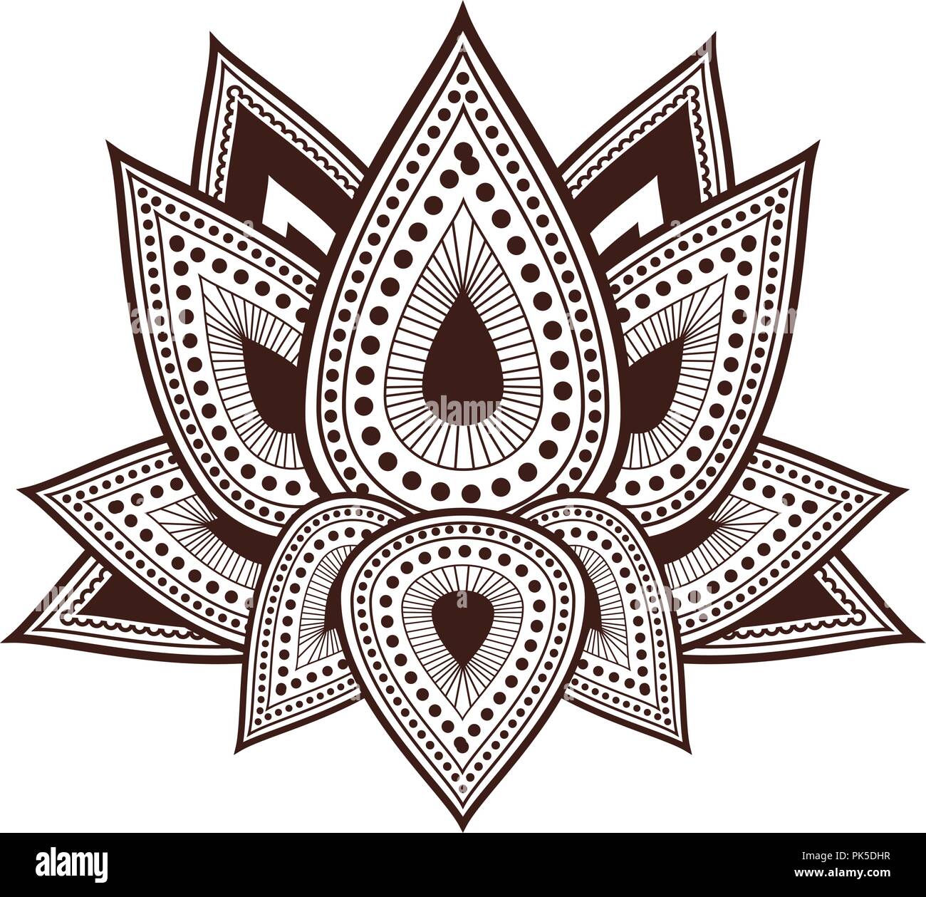 Isolated lotus flower design Stock Vector Image & Art - Alamy