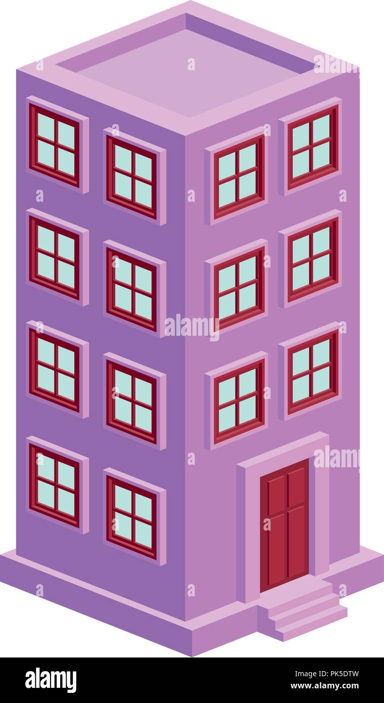 isolated and isometric apartment design Stock Vector Image & Art - Alamy