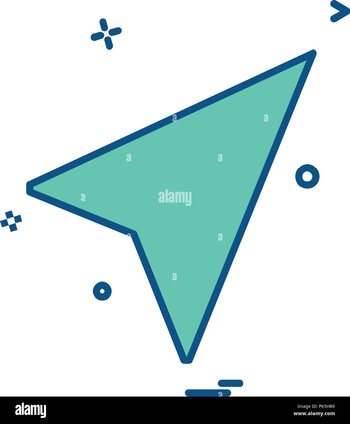 Arrow icon design vector Stock Vector Image & Art - Alamy