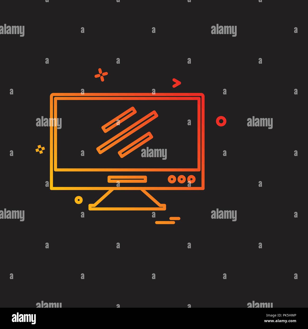 Computer Technology icon design vector Stock Vector Image & Art - Alamy
