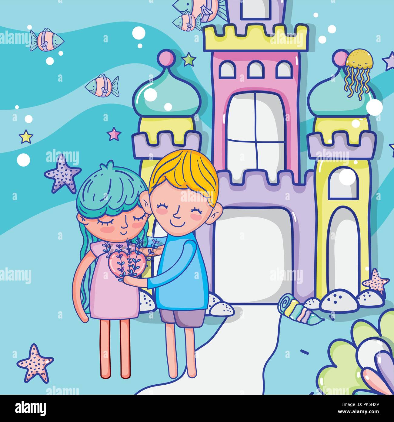Boy and girl in love cartoons Stock Vector Image & Art - Alamy