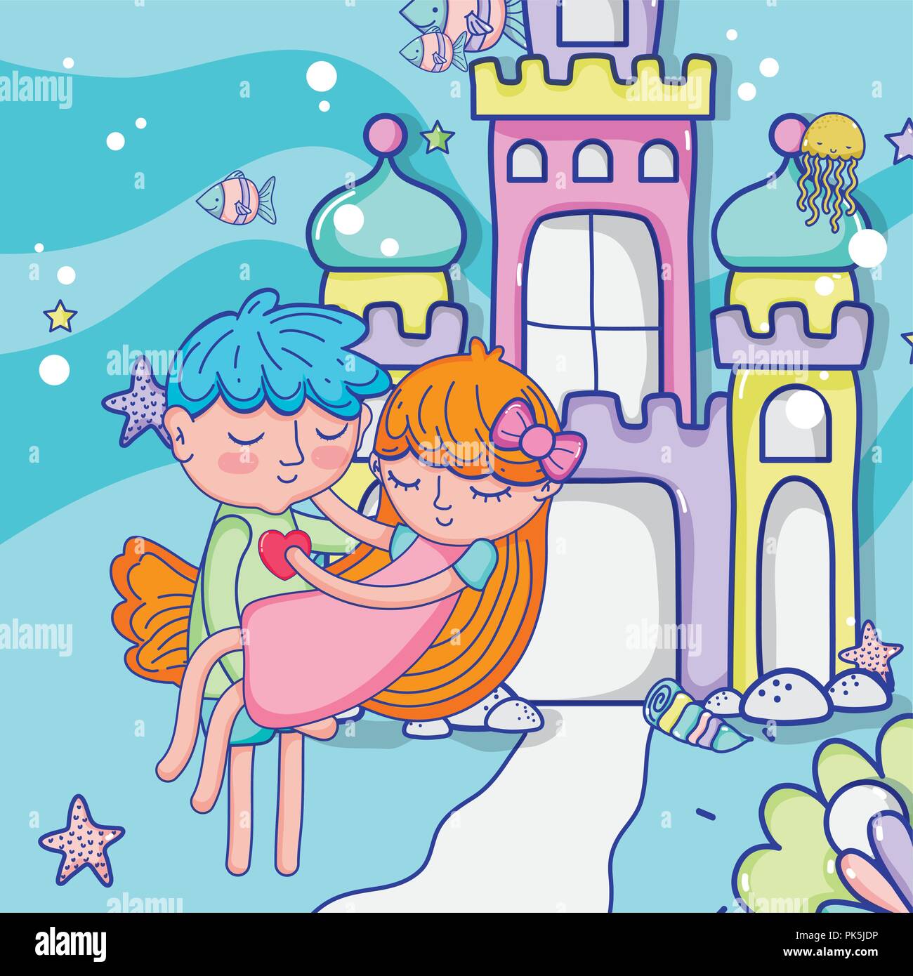 Boy and girl in love cartoons Stock Vector Image & Art - Alamy