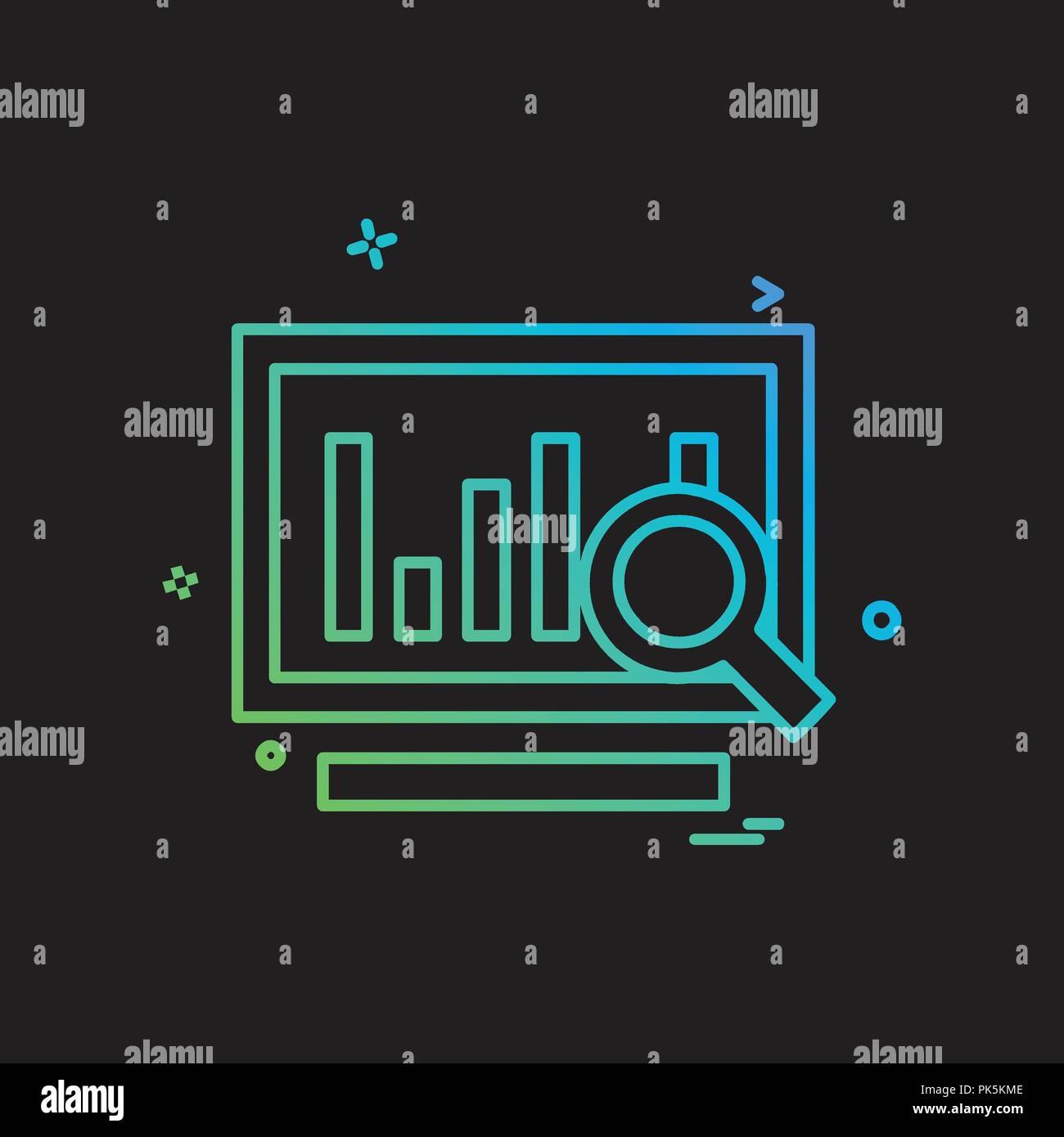 Graph icon design vector Stock Vector Image & Art - Alamy