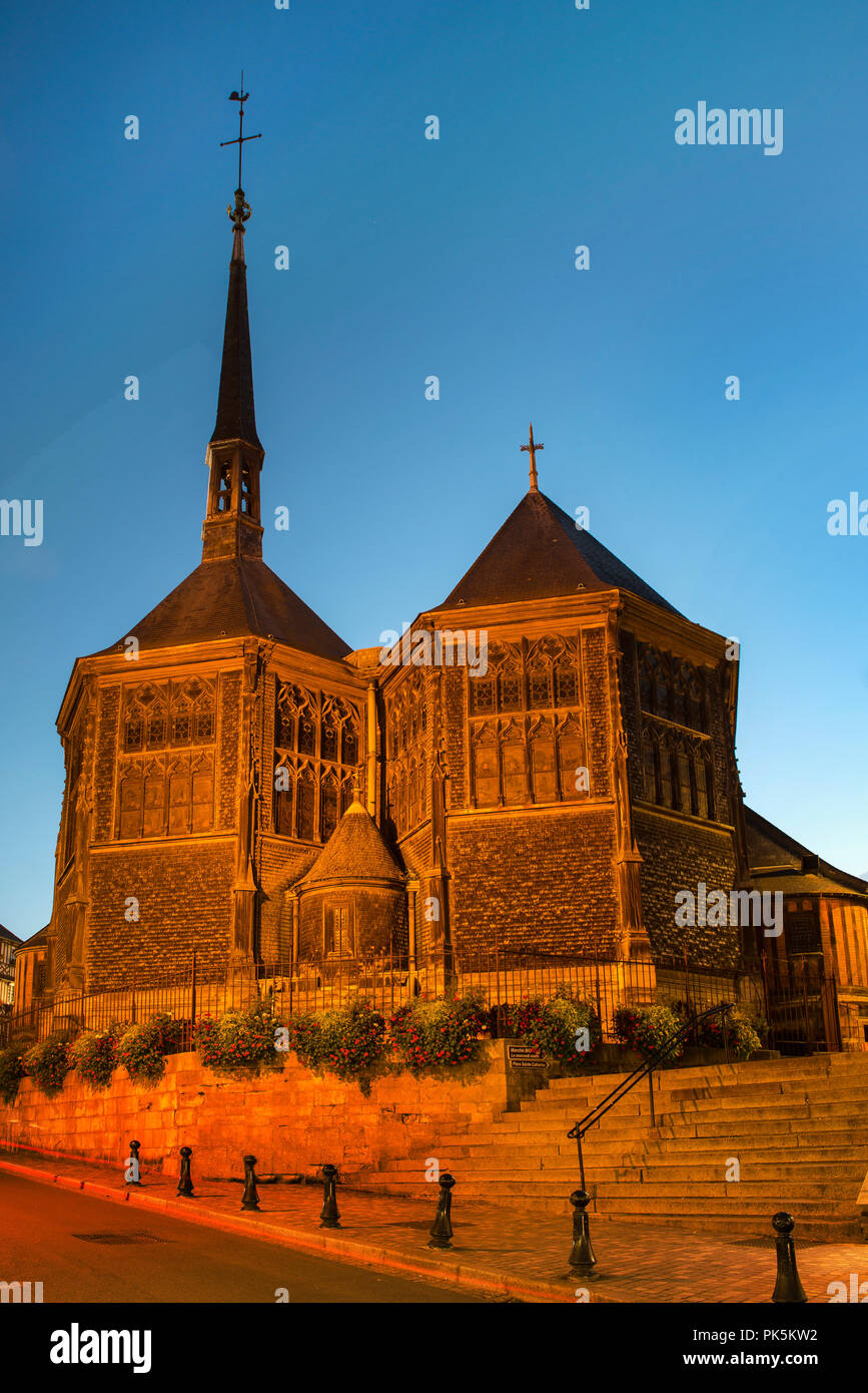 Saint Catherine Cathedral in Honfleur Stock Photo Alamy