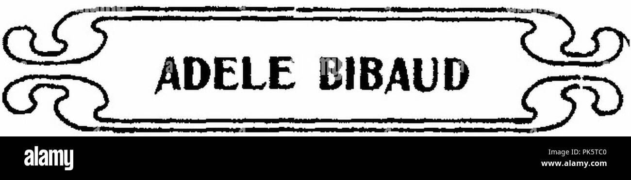 Bibaud - Le secret de la marquise Un homme d'honneur 1906 (page 2 crop). Stock Photo