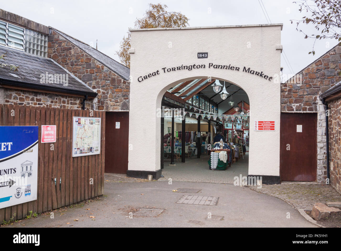 Great Torrington Pannier Market, Devon, England, United Kingdom Stock