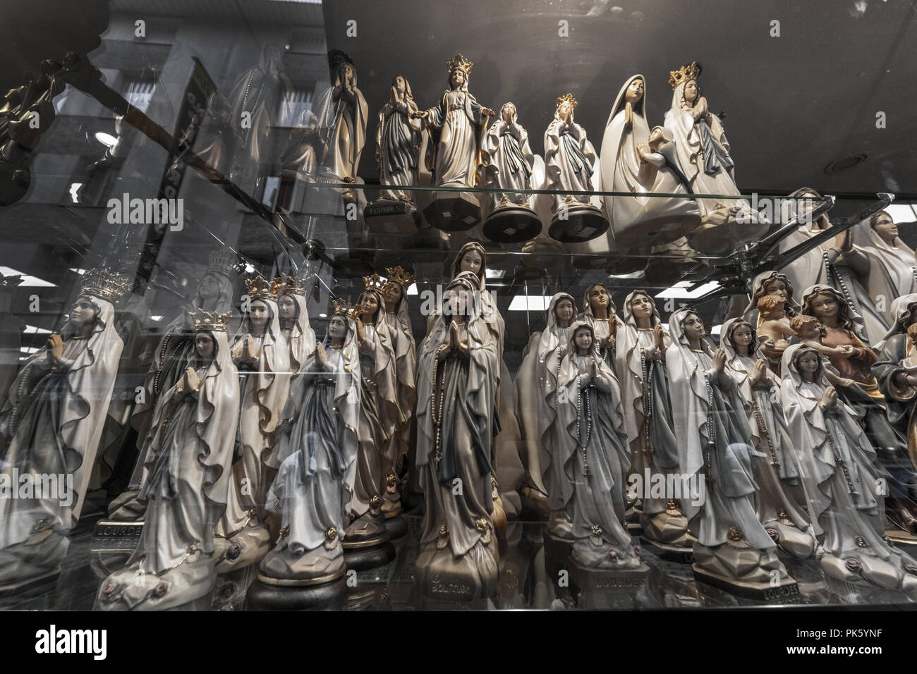 Lourdes, South of France; August 04 2018, Commercial Business Side of