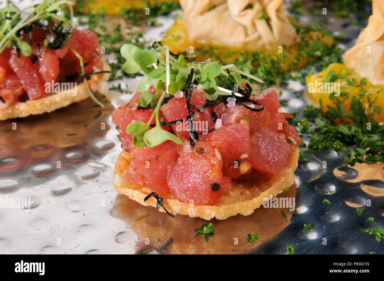 a party tray of appetizers, available as a royalty free food stock photo Stock Photo