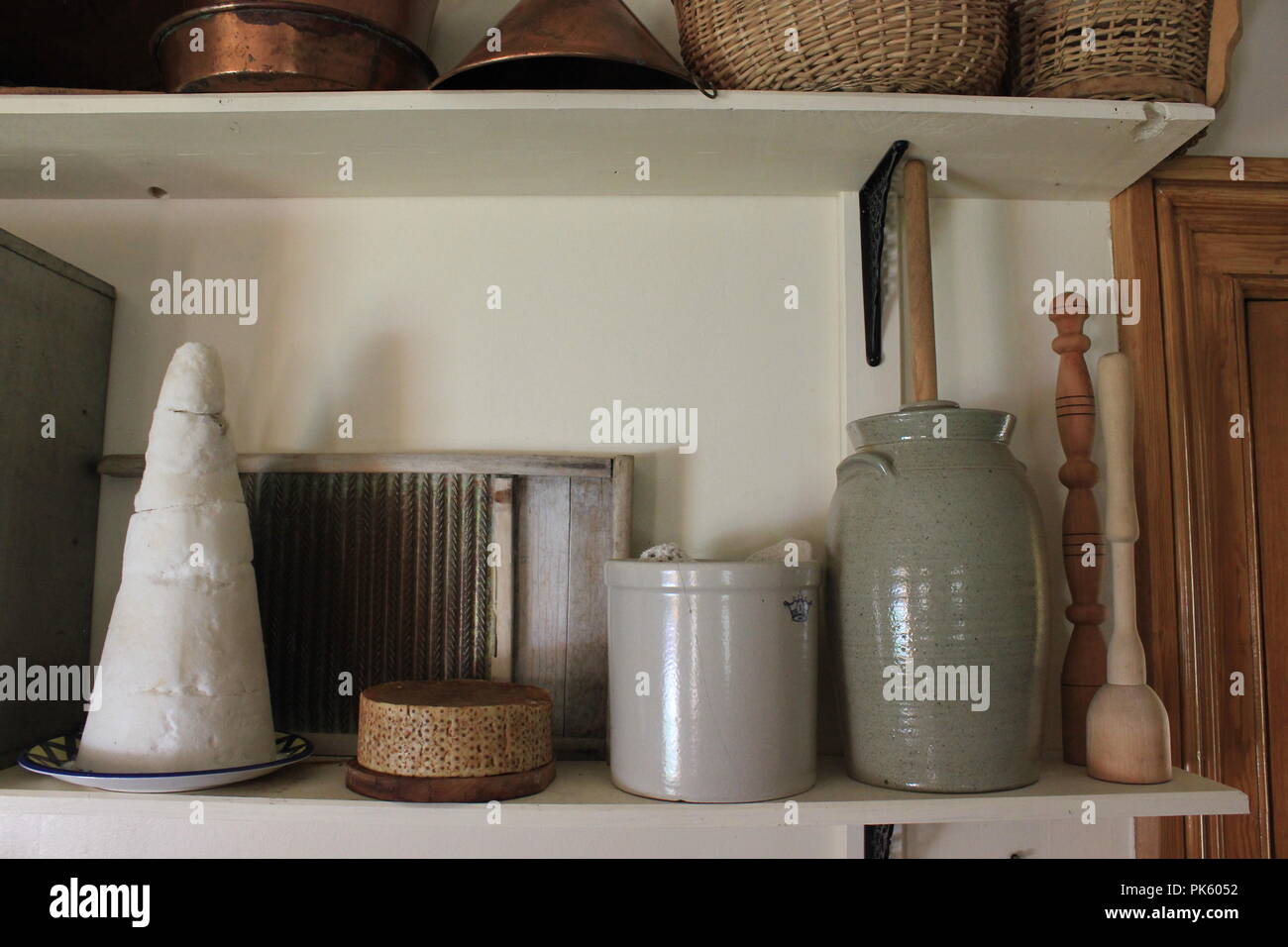Vintage Farm Pantry Bottles And Storage Containers At The