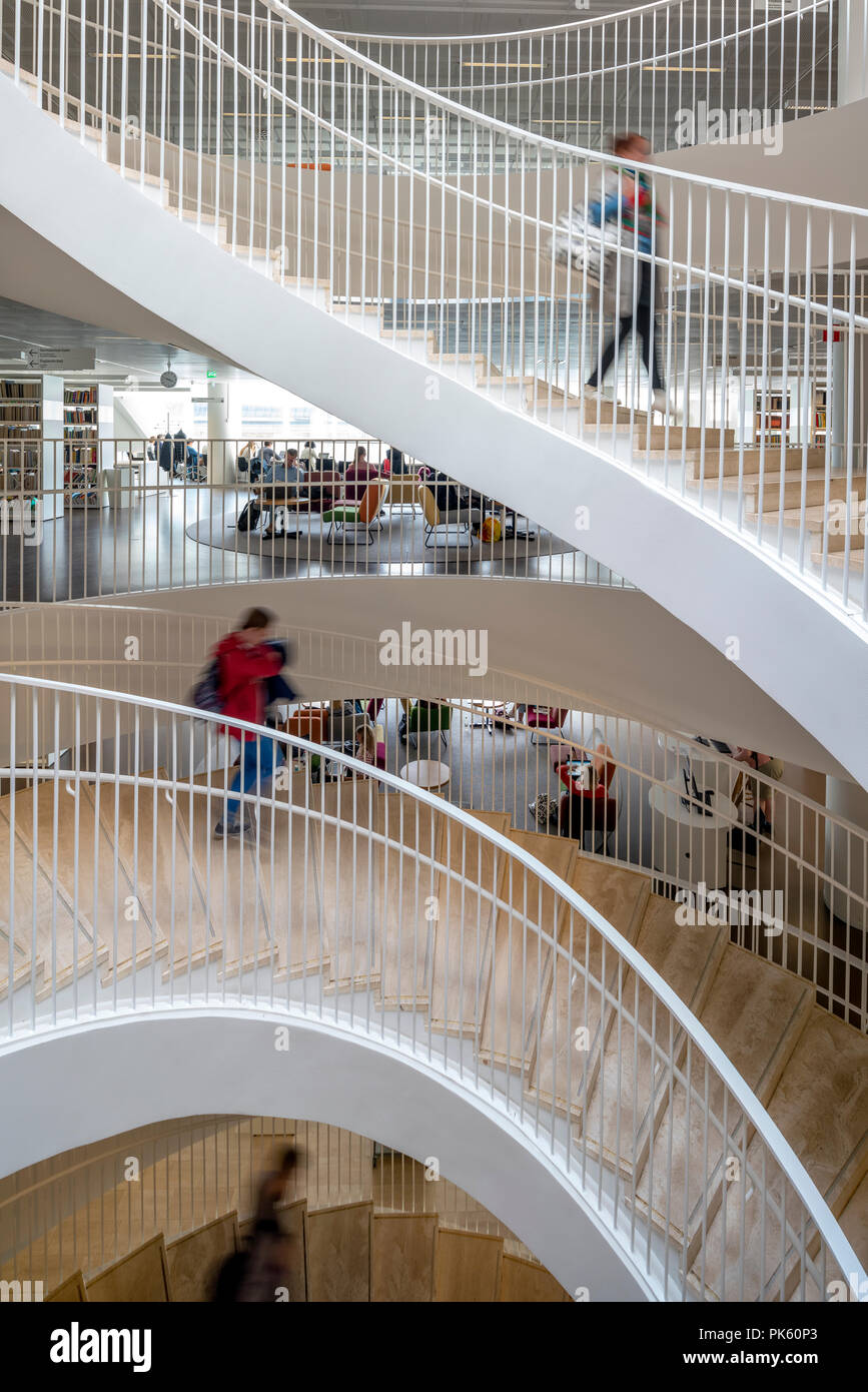 Kaisa House, Helsinki University Main Library, Helsingin yliopiston pääkirjasto, Helsinki Finland Stock Photo