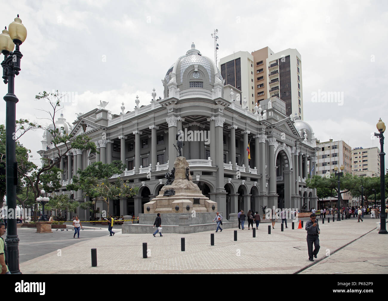 City Hall of Guayaquil Ecuador.Palacio Municipal. Stock Photo