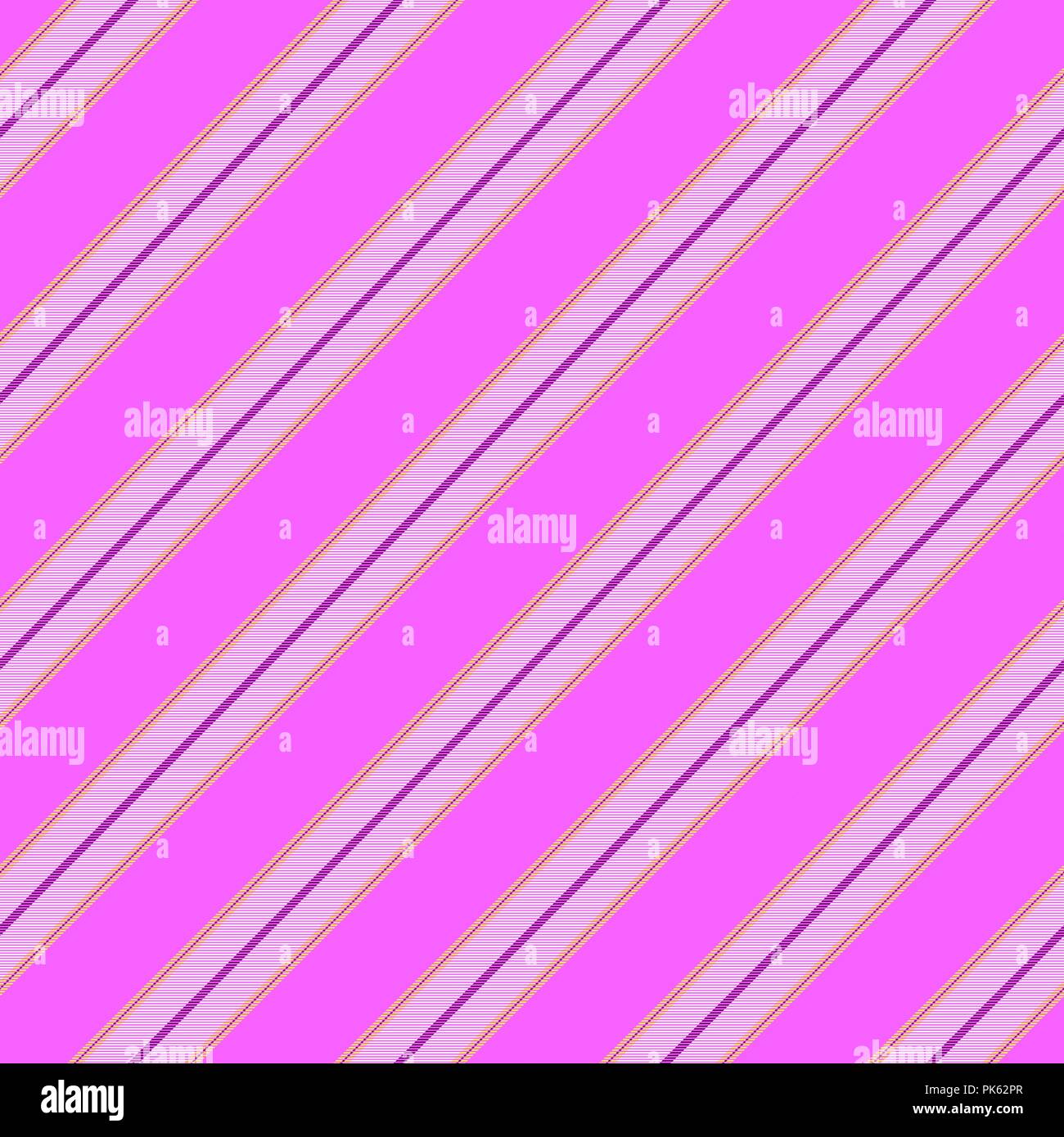 Pink princess color striped seamless pattern. Vector illustration. Stock Vector