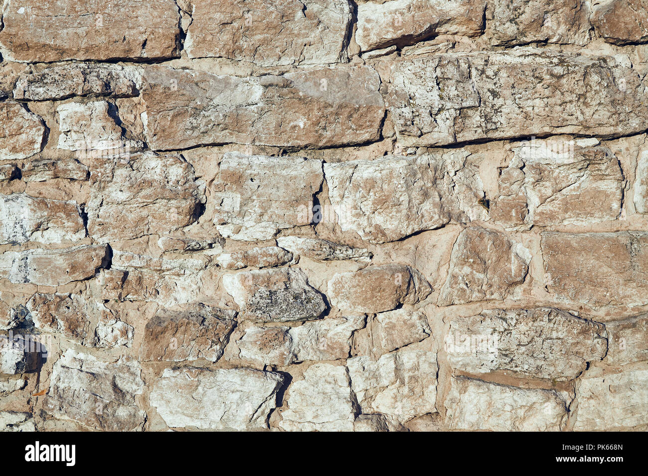 Abstract gray horizontal stone texture. Gray background with cobblestones Stock Photo