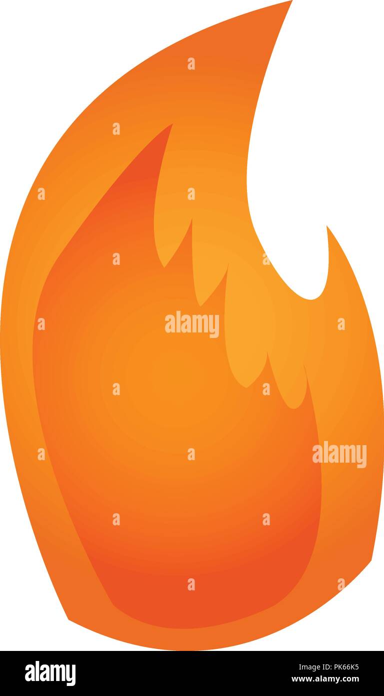 Vector illustration. Fire logo. Red, yellow fire Stock Vector Image ...