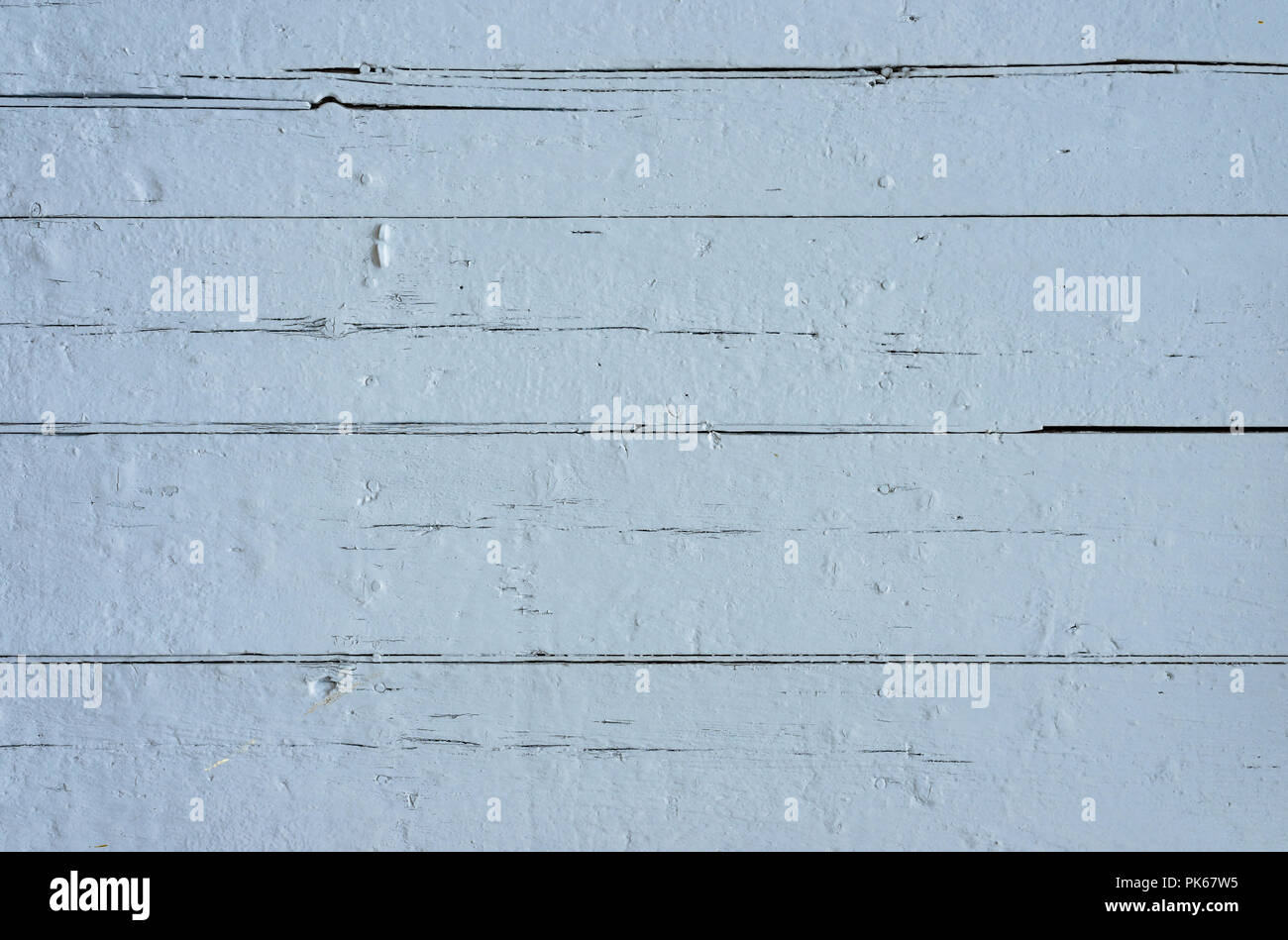 Old rustic grey painted wooden planks background, horizontal Stock Photo