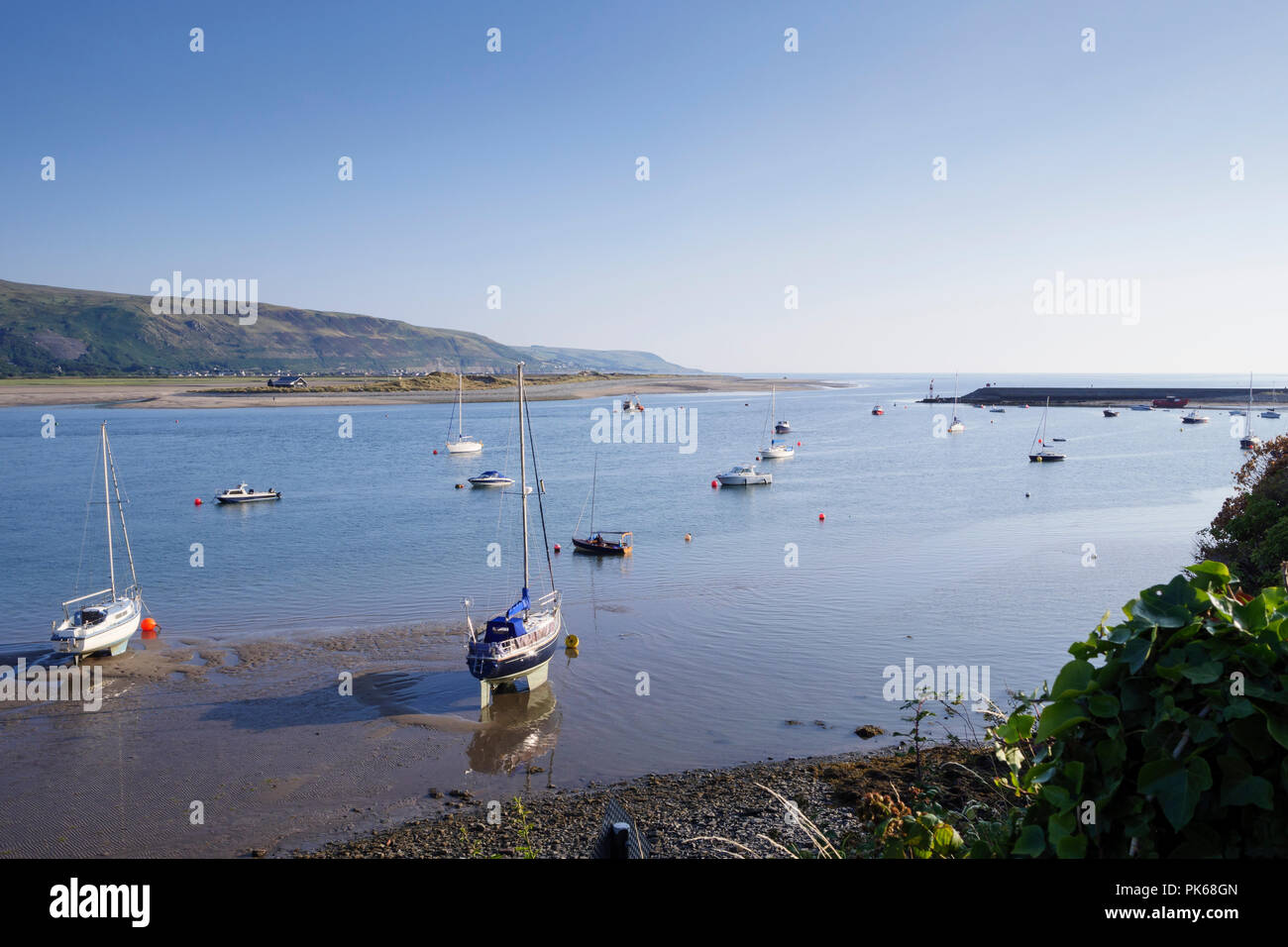 Mawddach Estuary Barmouth Gwynedd Wales Stock Photo Alamy