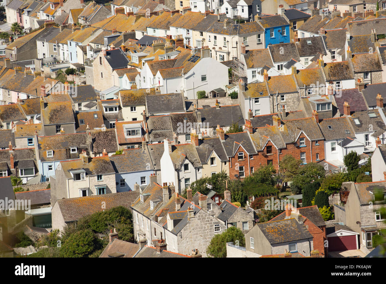 Houses That Form Part Of The Village Of Fortuneswell On The Isle Of houses-that-form-part-of-the-village-of-fortuneswell-on-the-isle-of
