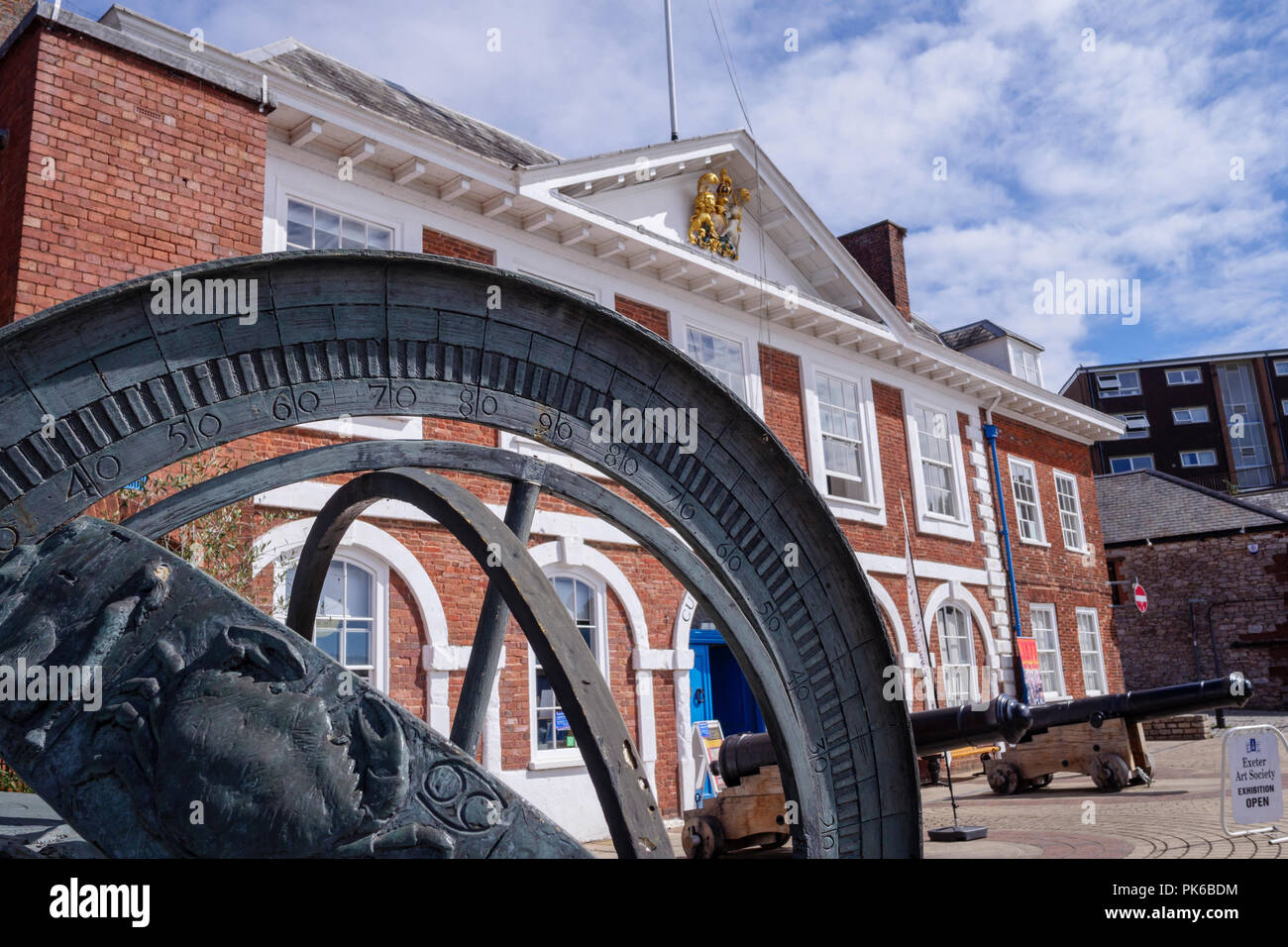 Custom House Exeter Quay Exeter Devon England Stock Photo