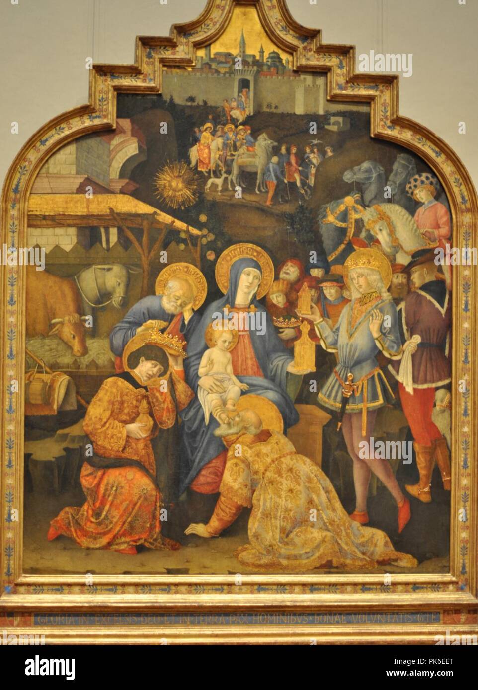 Benvenuto di Giovanni - Adoration of the Magi Stock Photo - Alamy