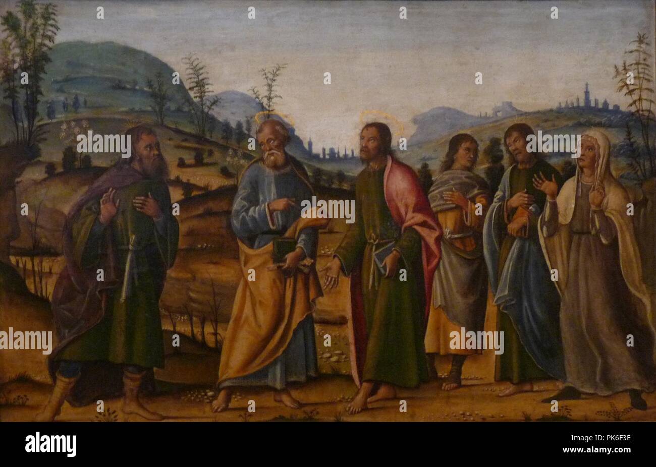 Bernardino FungaiSaint Clément retrouvant sa famille Stock Photo Alamy