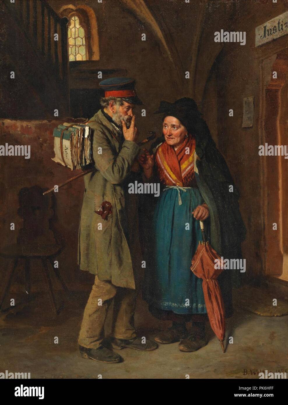 Berthold Woltze Guter Rat ist teuer Stock Photo Alamy