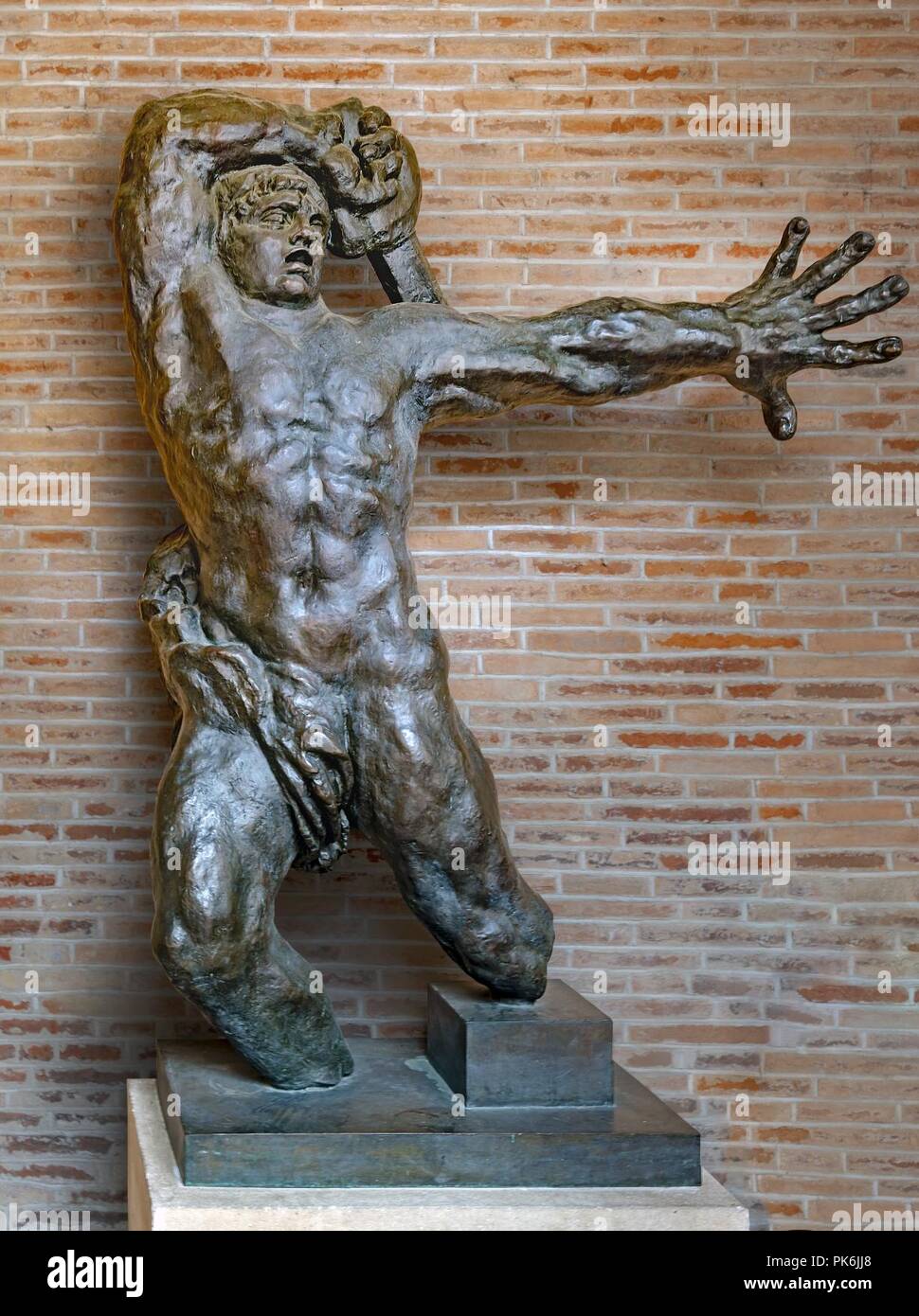 Bemberg Fondation Toulouse - The Great Warrior of Montauban by Antoine Bourdelle. Stock Photo