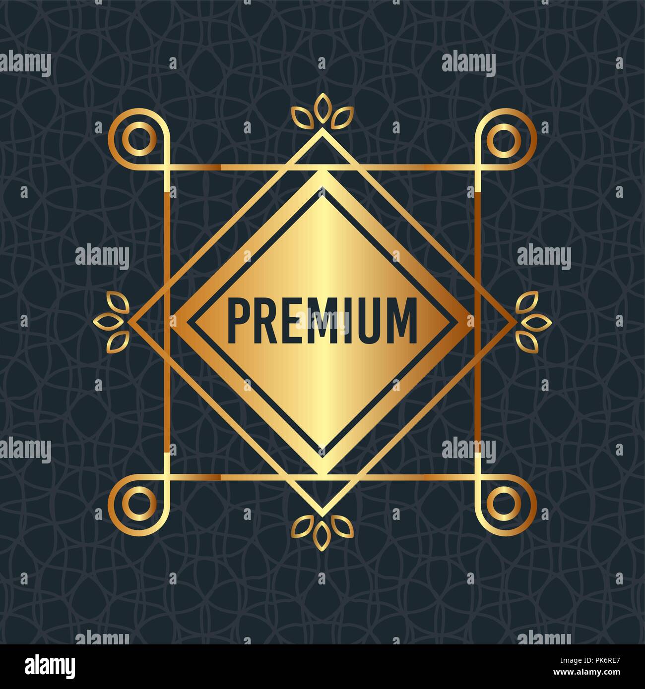 premium quality golden frame Stock Vector Image & Art - Alamy