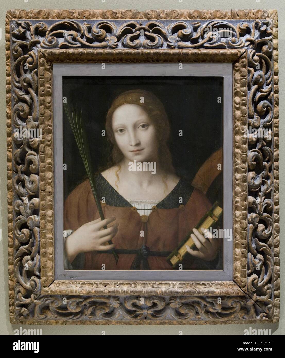 Bernardino Luini - St Catherine of Alexandria Stock Photo - Alamy