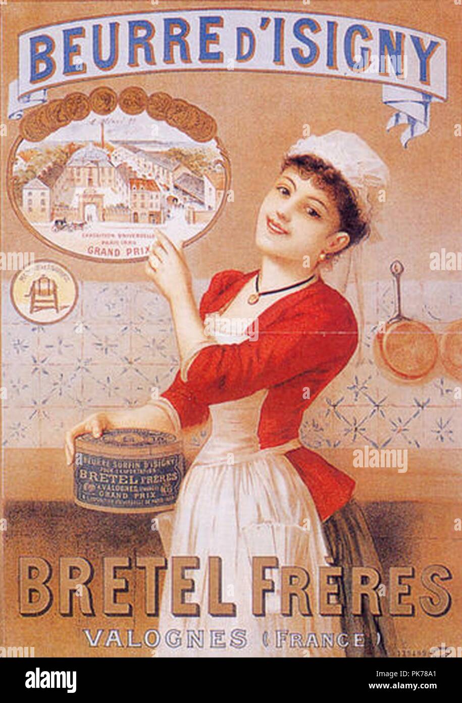 Beurre D isigny Poster 1900 Stock Photo Alamy Beurre d isigny poster 1900 stock photo alamy