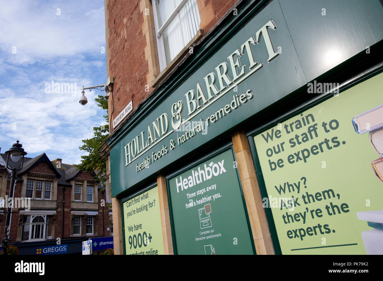 Holland and Barrett store Stock Photo