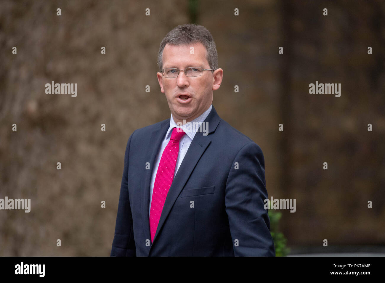 London 11th September 2018, Jeremy Wright QC MP PC, Culture Secretary, , arrives at a  Cabinet meeting at 10 Downing Street, London Credit Ian Davidson/Alamy Live News Stock Photo