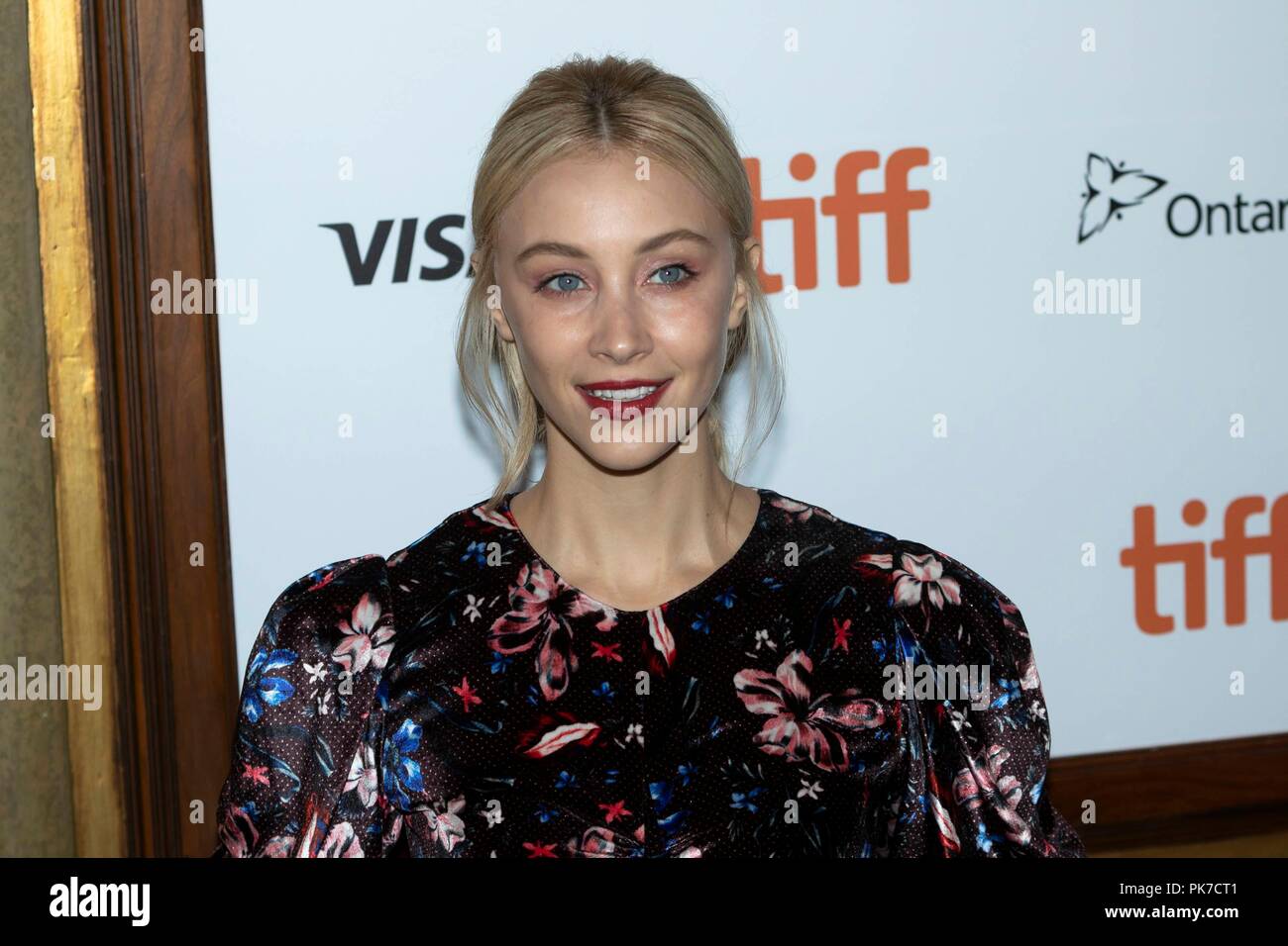 Sarah Gadon attends the press conferece of 'The Death and Life' during