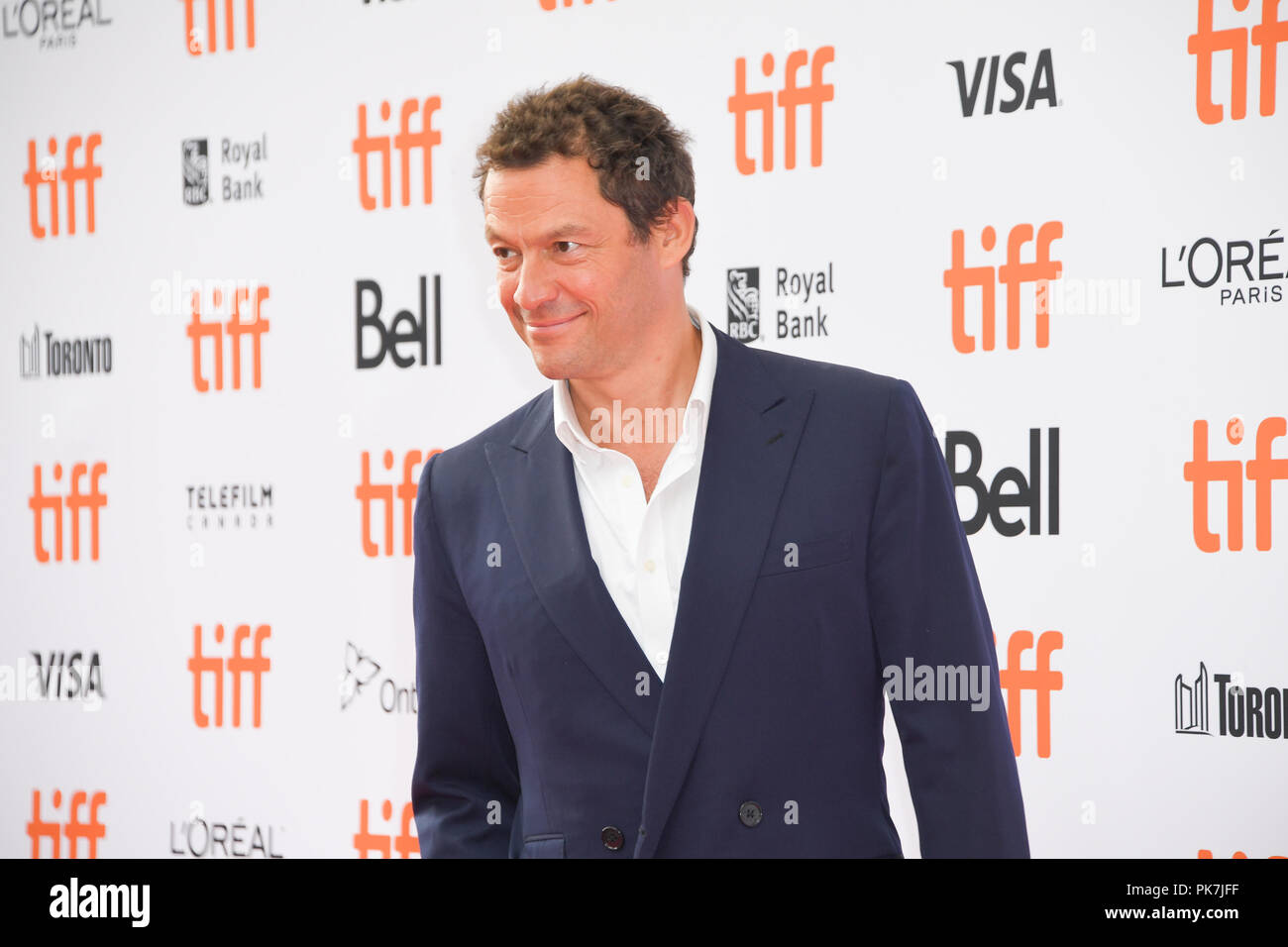 Toronto, Ontario, Canada. 11th Sep, 2018. DOMINIC WEST attends 'Colette' premiere during the 2018 Toronto International Film Festival at Princess of Wales Theatre on September 11, 2018 in Toronto, Canada Credit: Igor Vidyashev/ZUMA Wire/Alamy Live News Stock Photo