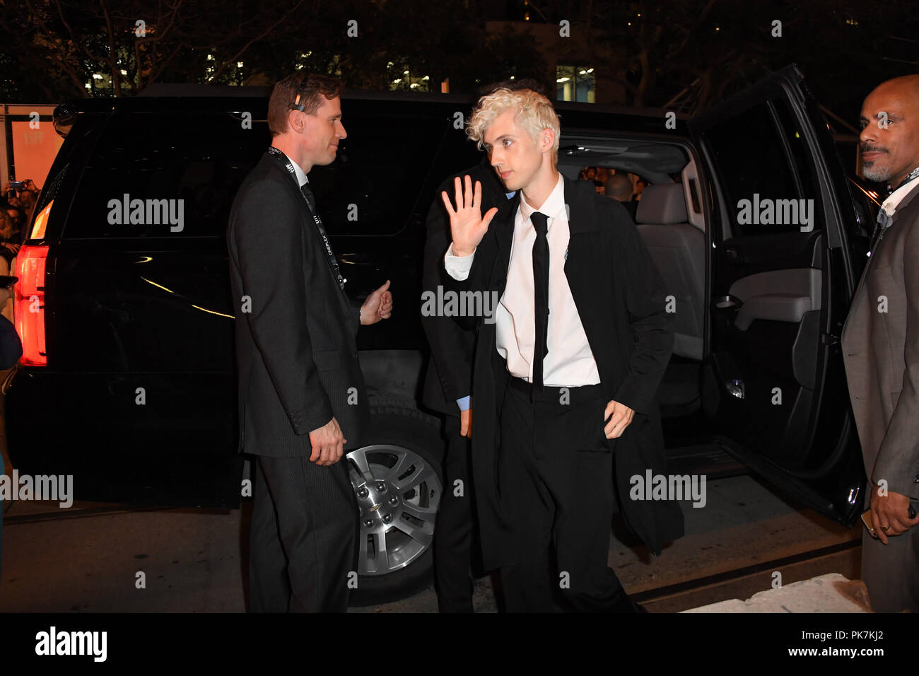 Toronto, Ontario, Canada. 11th Sep, 2018. TROYE SIVAN attends 'Boy Erased' premiere during the 2018 Toronto International Film Festival at Princess of Wales Theatre on September 11, 2018 in Toronto, Canada Credit: Igor Vidyashev/ZUMA Wire/Alamy Live News Stock Photo
