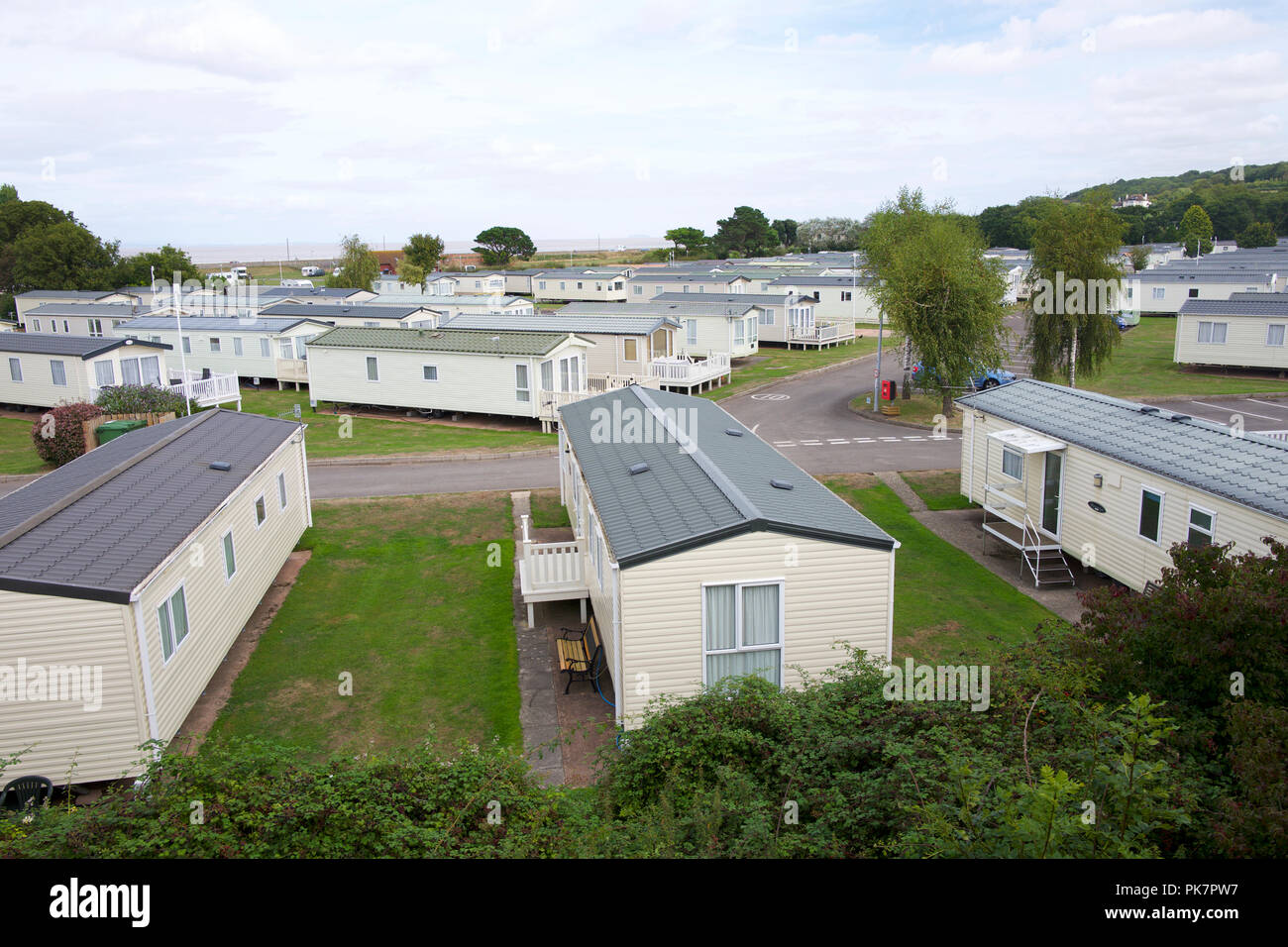 Holiday Park Cabins Uk Stock Photos Holiday Park Cabins Uk Stock