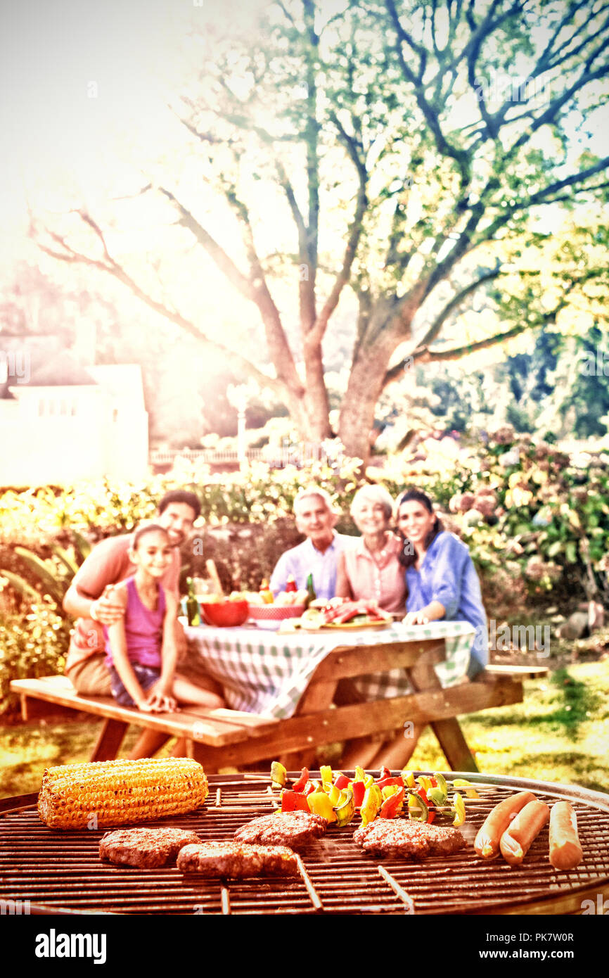 Indian family picnic table hi-res stock photography and images - Alamy