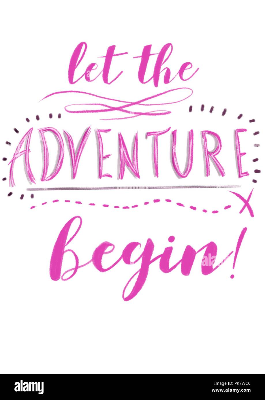 let the adventure begin Stock Photo - Alamy