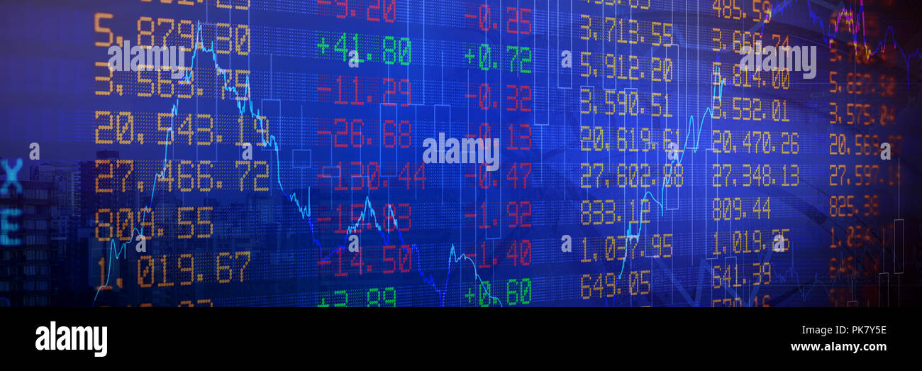 Composite image of quality text with graphs Stock Photo