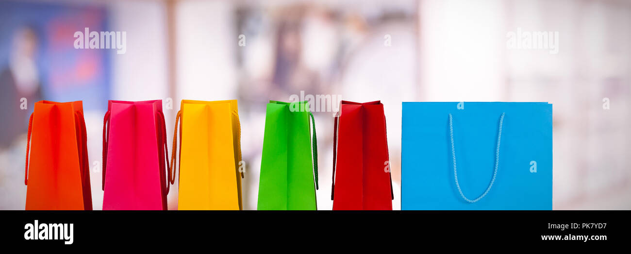 Composite image of shopping bags Stock Photo