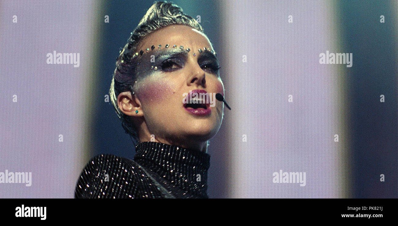 Vox Lux is a 2018 American music drama film written and directed by Brady Corbet. It stars Natalie Portman, Jude Law, Raffey Cassidy, Stacy Martin and Jennifer Ehle.  This photograph is for editorial use only and is the copyright of the film company and/or the photographer assigned by the film or production company and can only be reproduced by publications in conjunction with the promotion of the above Film. A Mandatory Credit to the film company is required. The Photographer should also be credited when known. Stock Photo
