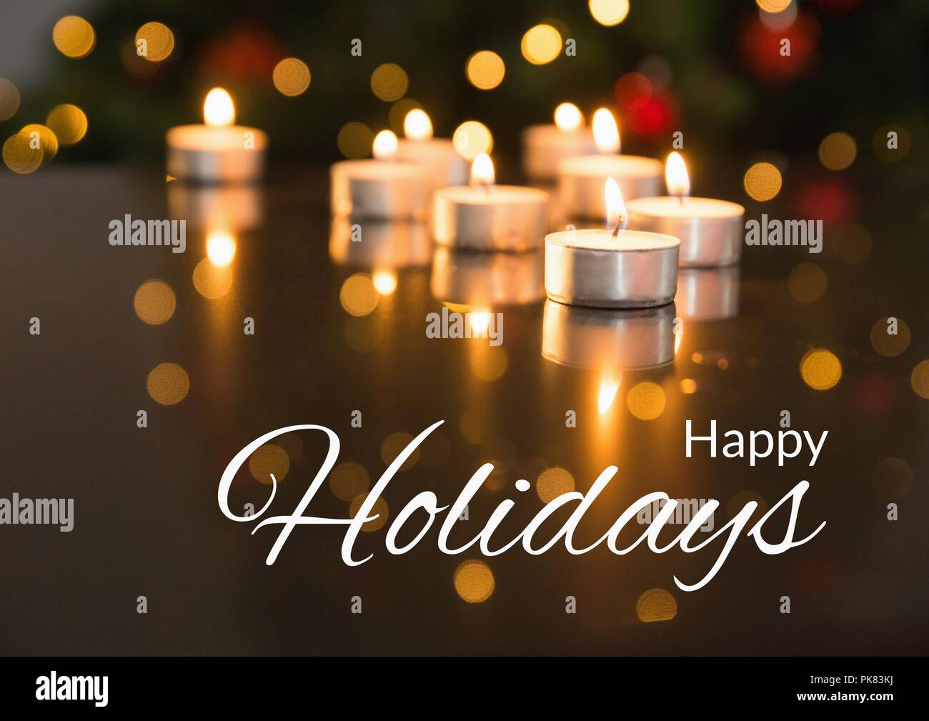 Happy Holidays Candle Happy Holidays Candle