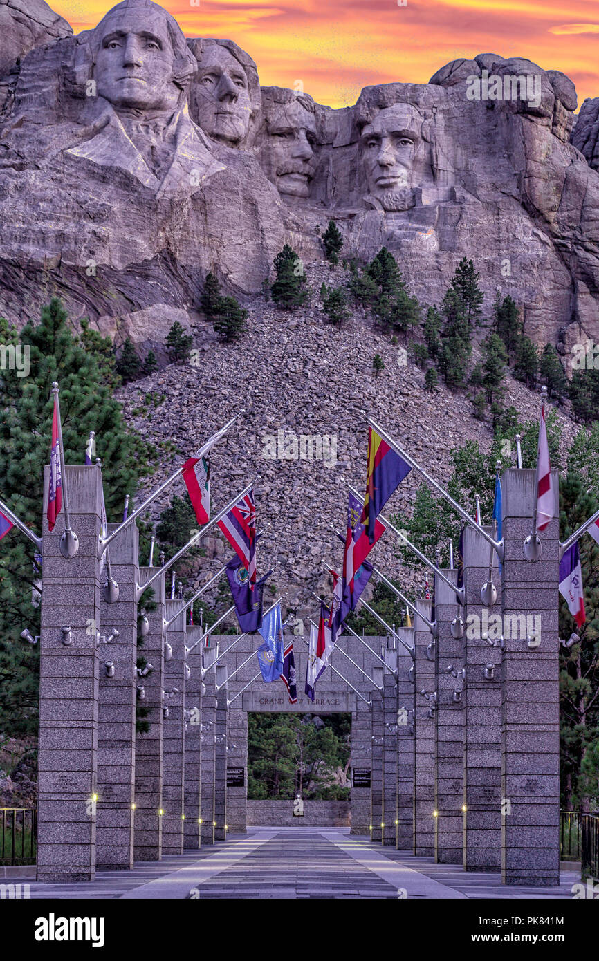 Mount Rushmore South Dakota Stock Photo Alamy
