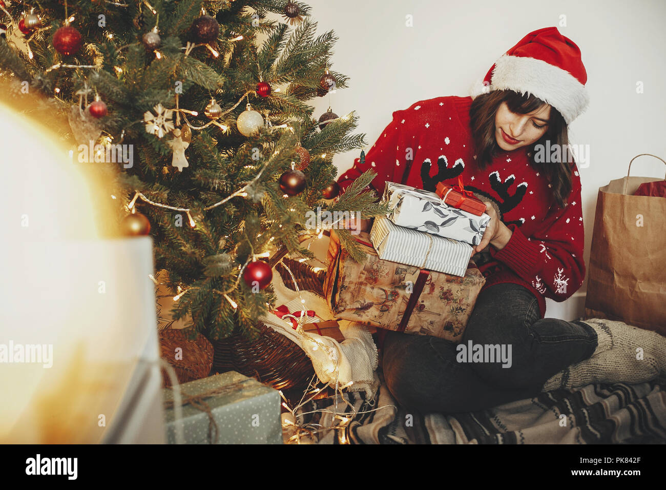 holiday hat boxes